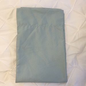 TEAL PILLOW CASES WITH HEXAGON PATTERN